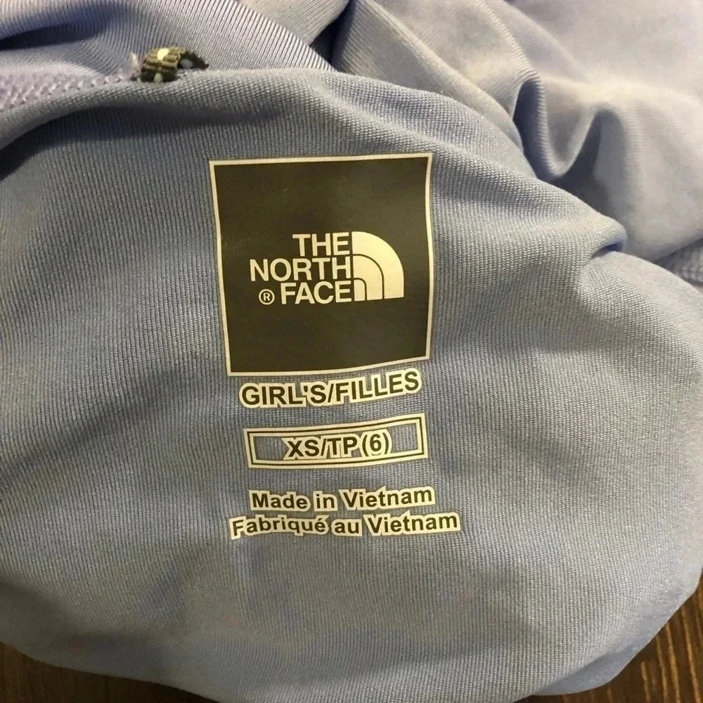 Girls North Face swim shirt